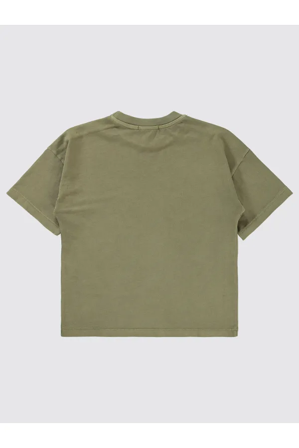 Boys T-Shirt 6-9 Years Old Stone Color - Pack