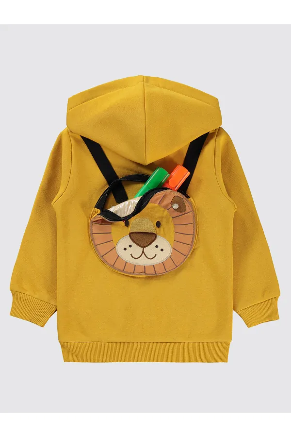 Erkek Çocuk Hırka 2-5 Yaş Hardal - Paket Erkek Çocuk Hırka 2-5 Yaş Hardal - Paket