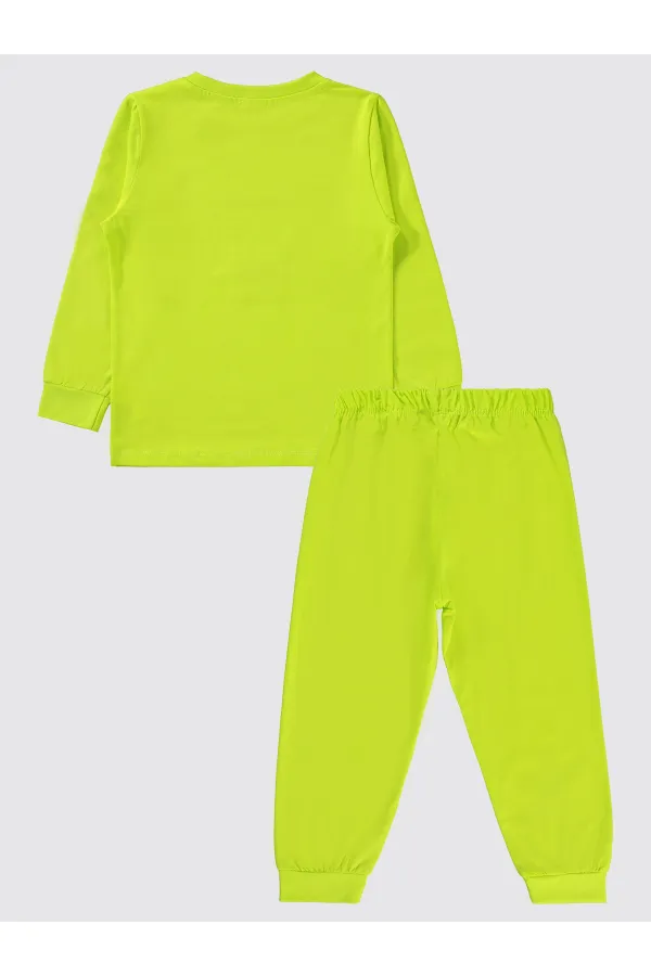 Ensemble pyjama garçon 2-5 ans jaune citron - Paquet