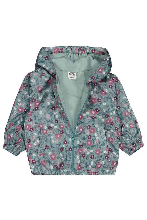 Baby Raincoat 0-24 Months Green - Package