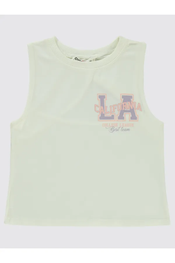Girls' T-Shirt 10-13 Years Old Ecru - Package