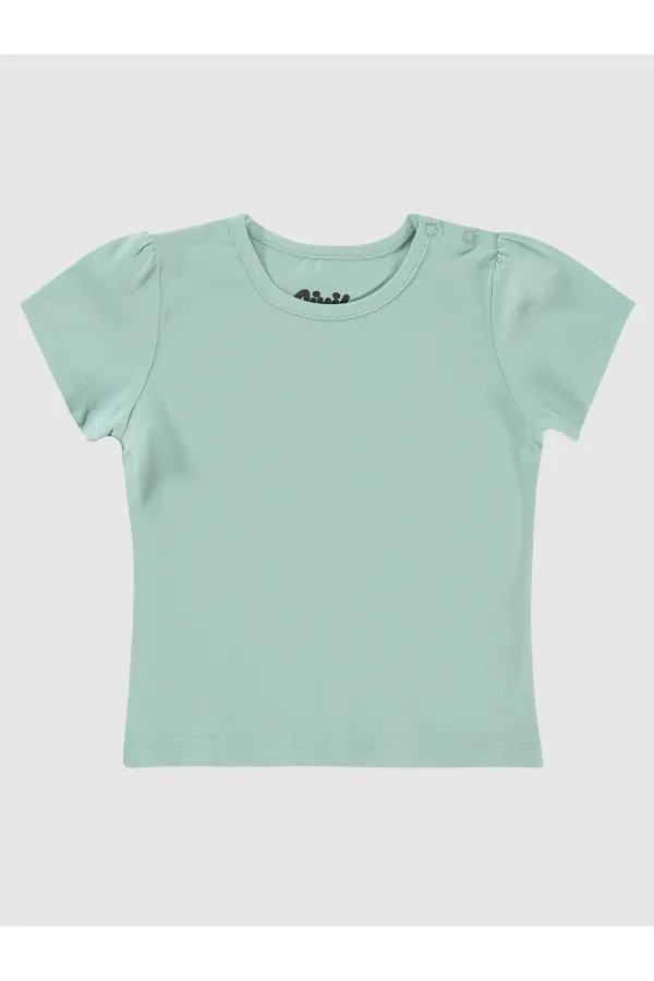 Baby T-Shirt 0-24 Months Green - Pack