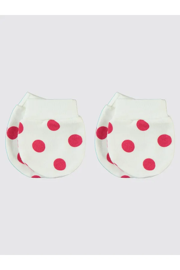 Baby Gloves 0-24 Months White - Pack