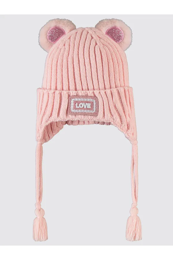 Ensemble écharpe, bonnet et gants pour fille de 2 à 5 ans, rose clair - Paquet