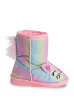 Kedi Renkli Simli Kız Çocuk Bot Kedi Renkli Simli Kız Çocuk Bot