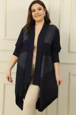 Cardigan combiné en viscose BB Turtle à col châle Cardigan combiné en viscose BB Turtle à col châle
