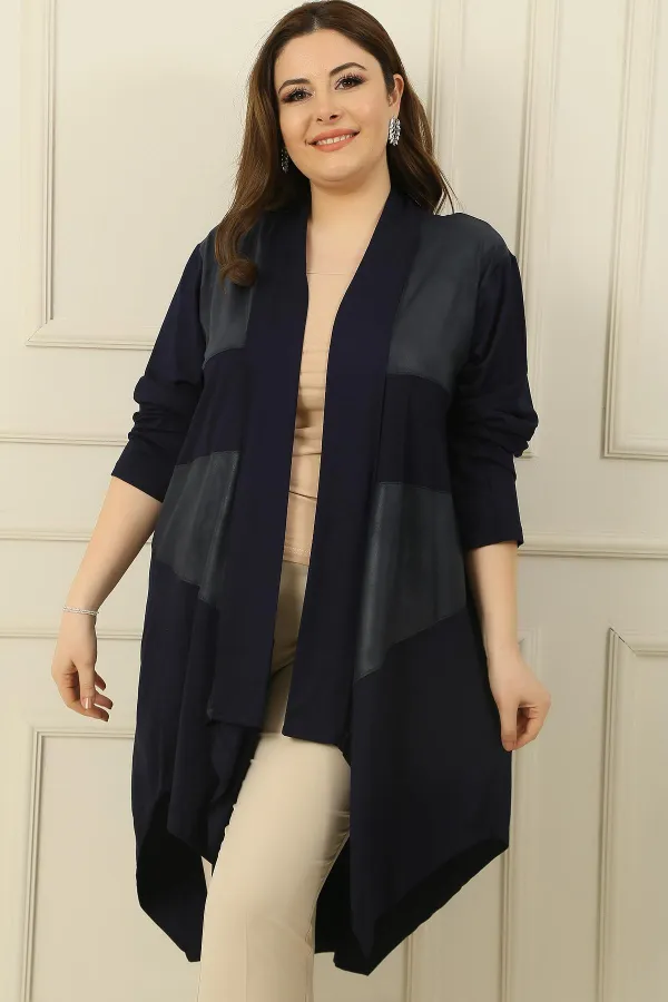 Cardigan combiné en viscose BB Turtle à col châle Cardigan combiné en viscose BB Turtle à col châle