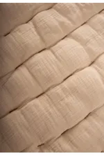 Müslin Yaprak Bebek Oyun Minderi (Yıkanmıştır) Kum