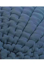 Müslin Yaprak Bebek Oyun Minderi 105X80 (Yıkanmıştır) Indıgo