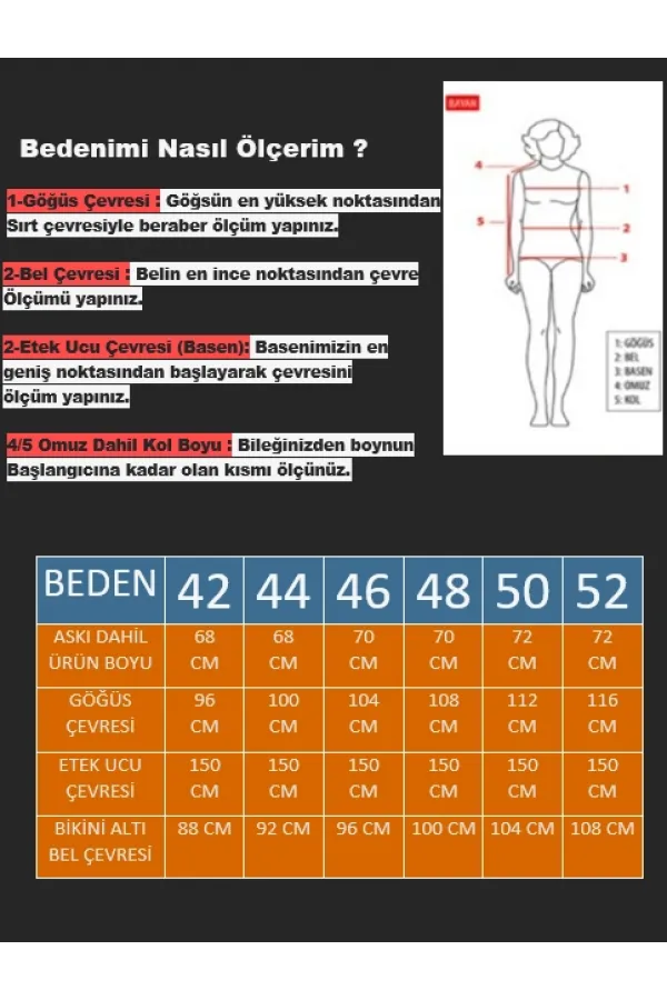 Kadın Lacivert Çiçek Desenli Elbise Model  Slipli Tankini HZL24S-LC4009