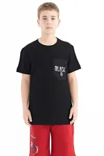 Tommylife Toptan O Yaka Standart Kalıp Nakışlı Erkek Çocuk T-Shirt 11116 Siyah Tommylife Toptan O Yaka Standart Kalıp Nakışlı Erkek Çocuk T-Shirt 11116 Siyah