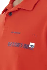 Tommylife Toptan Fiesta Yazı Baskılı Standart Form Polo Yaka Erkek T-Shirt - 88236