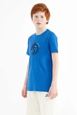 Tommylife Toptan Garson Boy O Yaka Standart Kalıp Erkek Çocuk T-Shirt 11115 Saks Tommylife Toptan Garson Boy O Yaka Standart Kalıp Erkek Çocuk T-Shirt 11115 Saks