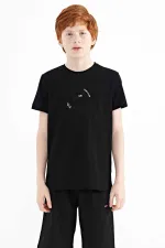 Tommylife Toptan O Yaka Standart Kalıp Erkek Çocuk T-Shirt 11115 Siyah Tommylife Toptan O Yaka Standart Kalıp Erkek Çocuk T-Shirt 11115 Siyah
