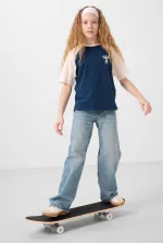 Tommylife Toptan O Yaka Pamuklu Baskılı Oversize Fit Kız Çocuk T Shirt 75179 Parlament Tommylife Toptan O Yaka Pamuklu Baskılı Oversize Fit Kız Çocuk T Shirt 75179 Parlament