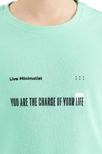 Tommylife Toptan O Yaka Standart Kalıp Baskılı Erkek Çocuk T-Shirt 11117 Su Yeşili Tommylife Toptan O Yaka Standart Kalıp Baskılı Erkek Çocuk T-Shirt 11117 Su Yeşili