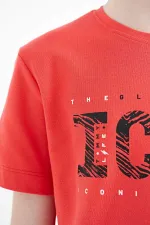 Tommylife Toptan Garson Boy O Yaka Standart Kalıp Erkek Çocuk T-Shirt 11118 Coral Tommylife Toptan Garson Boy O Yaka Standart Kalıp Erkek Çocuk T-Shirt 11118 Coral