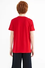 Tommylife Toptan O Yaka Standart Kalıp Baskılı Erkek Çocuk T-Shirt 11145 Kırmızı Tommylife Toptan O Yaka Standart Kalıp Baskılı Erkek Çocuk T-Shirt 11145 Kırmızı