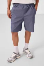 Tommylife Toptan Standart Fit Dokuma Hafif Esnek Chino Erkek Şort 81292 Kot Lacivert