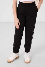 Tommylife Toptan O Yaka Baskılı Lastik Paçalı Standart Fit Kız Çocuk Eşofman Takım 75186 Ekru Siyah Tommylife Toptan O Yaka Baskılı Lastik Paçalı Standart Fit Kız Çocuk Eşofman Takım 75186 Ekru Siyah