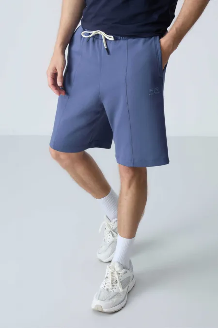 Tommylife Toptan Comfort Fit Basic Erkek Şort 81277 Petrol