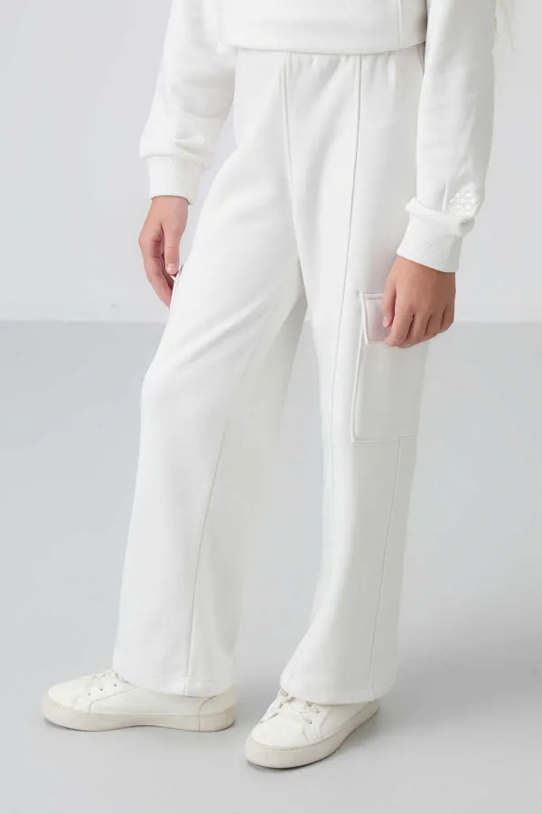 Tommylife Toptan 7-15 Yaş Dik Yaka Standart Kalıp Kız Çocuk Eşofman Takımı 75159 Ekru Tommylife Toptan 7-15 Yaş Dik Yaka Standart Kalıp Kız Çocuk Eşofman Takımı 75159 Ekru