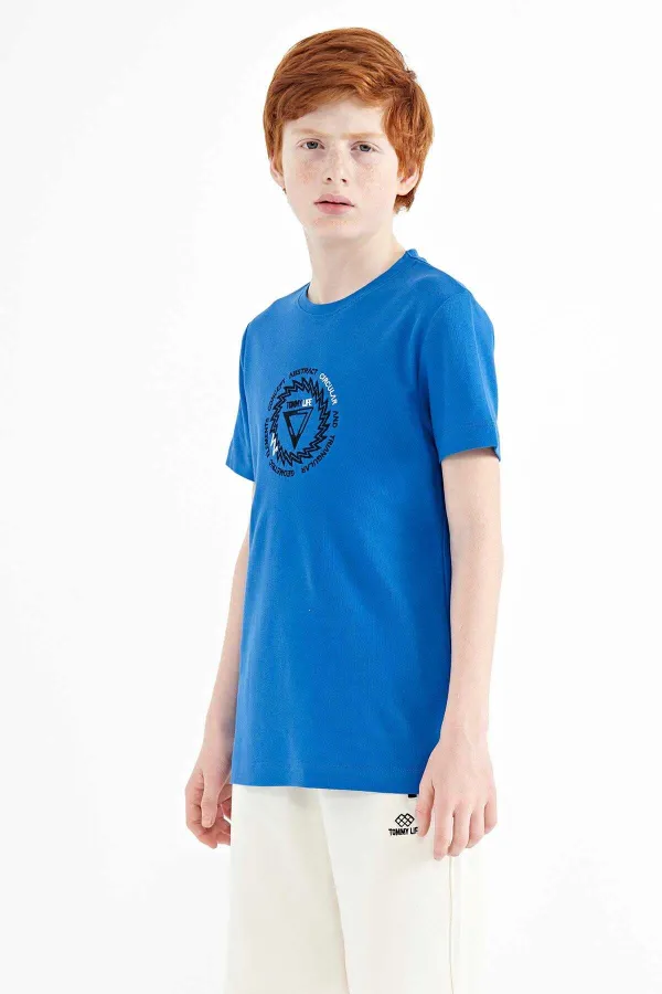 Tommylife Toptan Garson Boy O Yaka Standart Kalıp Erkek Çocuk T-Shirt 11115 Saks Tommylife Toptan Garson Boy O Yaka Standart Kalıp Erkek Çocuk T-Shirt 11115 Saks