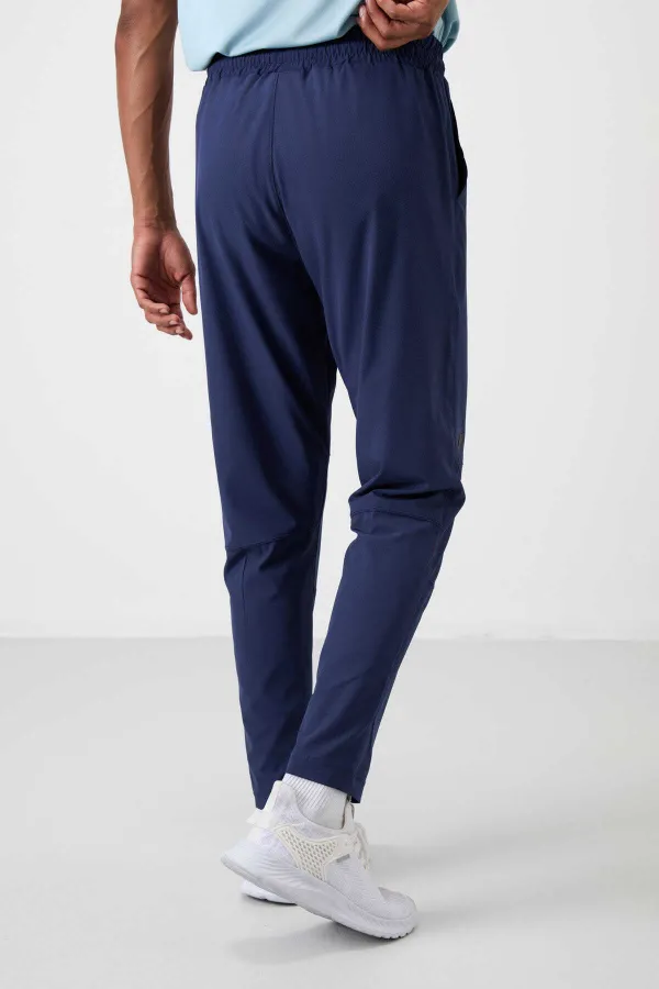 Tommylife Toptan Comfy Dar Paça Erkek Eşofman Alt 82120 İndigo