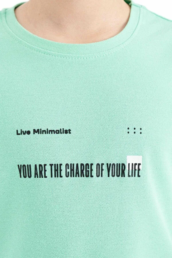 Tommylife Toptan O Yaka Standart Kalıp Baskılı Erkek Çocuk T-Shirt 11117 Su Yeşili Tommylife Toptan O Yaka Standart Kalıp Baskılı Erkek Çocuk T-Shirt 11117 Su Yeşili