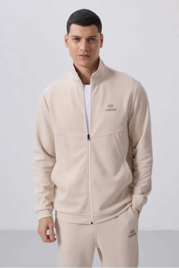 Survêtement Tommylife pour homme, texturé et confortable, en gros, 85273, beige