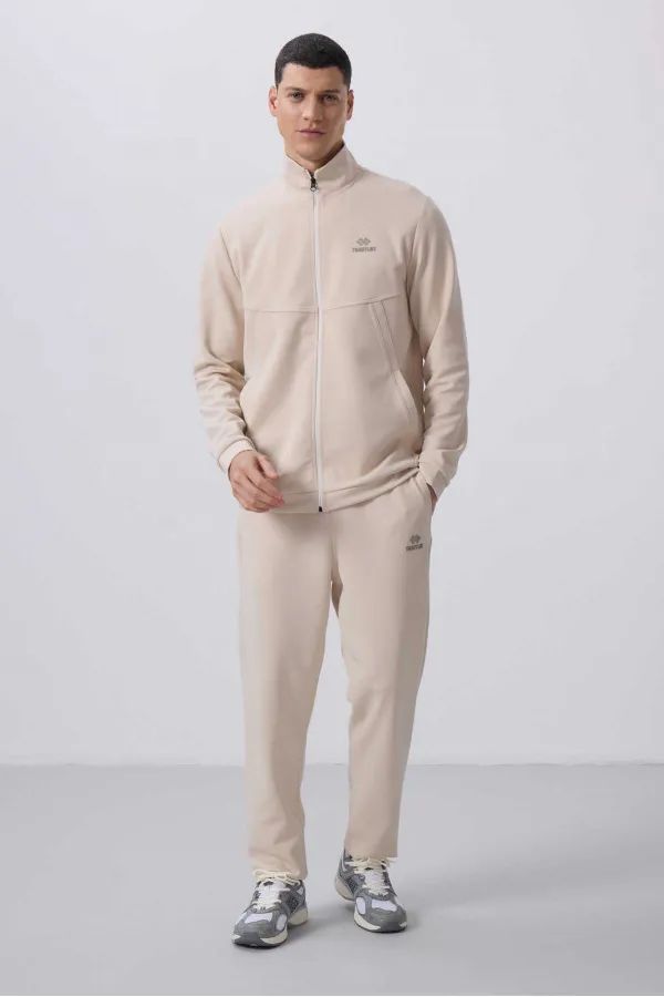 Survêtement Tommylife pour homme, texturé et confortable, en gros, 85273, beige