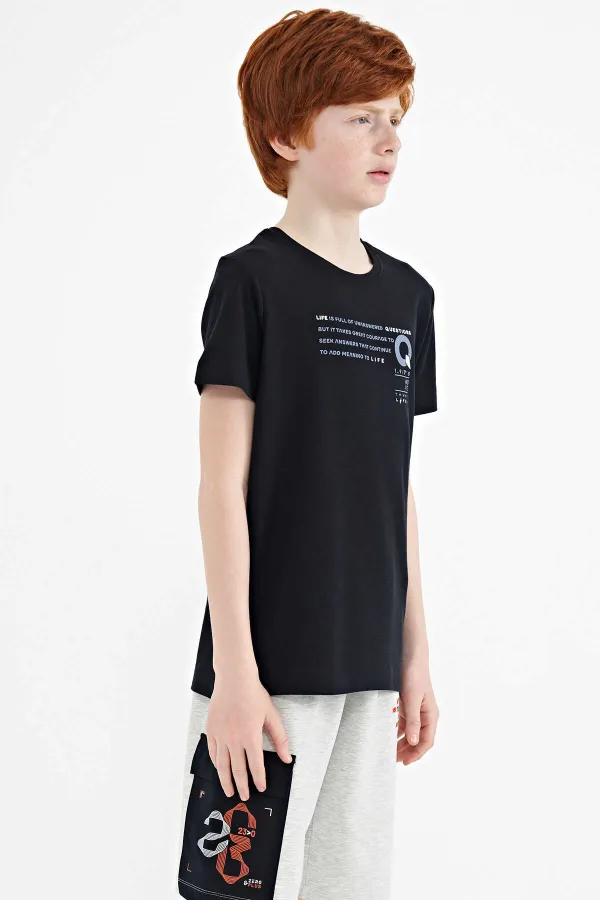 Tommylife Toptan O Yaka Standart Kalıp Baskılı Erkek Çocuk T-Shirt 11145 Lacivert Tommylife Toptan O Yaka Standart Kalıp Baskılı Erkek Çocuk T-Shirt 11145 Lacivert
