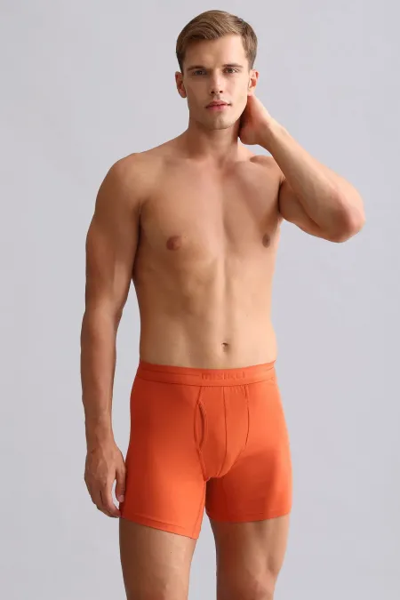 Mısırlı ORGANIC Pamuklu SPARTACUS PLUS PERFORMANCE Long Boxer Pas Kırmızı